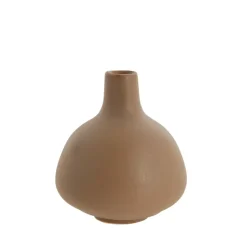 Helene Vase Okker Keramikk H9cm