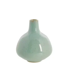 Helene Vase Støvet Grønn Keramikk H9cm