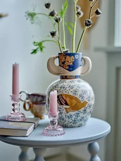 Hezha Vase, Blå, Keramikk