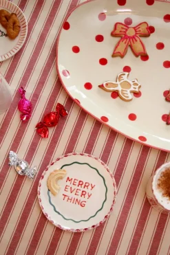 Håndmalt Asjett Merry Everything