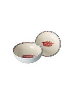 Håndmalt Dippskål Lips