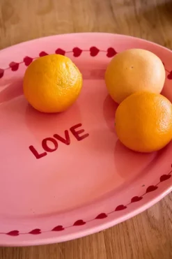 Håndmalt Serveringsfat LOVE - Stort