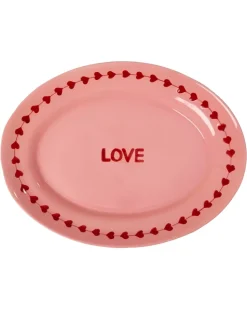 Håndmalt Serveringsfat LOVE - Stort