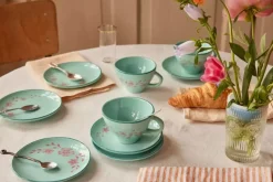 Håndmalt Tekopp Blomster
