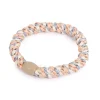 Hårstrikk Tuttifrutti m/ beige perle
