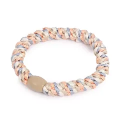 Hårstrikk Tuttifrutti m/ beige perle