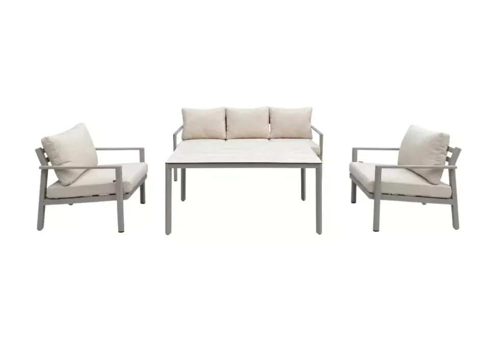 Hydra Loungegruppe 3+1+1 Beige