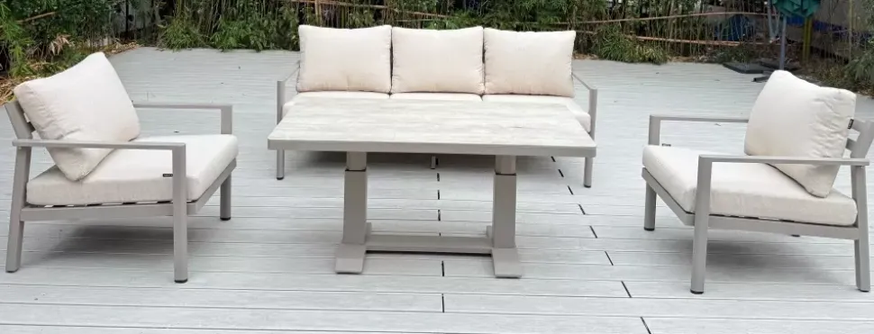 Hydra Loungegruppe 3+1+1 Beige