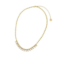 Ice Ballchain Smykke Gull
