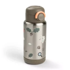 Isolert Drikkeflaske Med Sugerør Tiny Trails Sand 340 Ml