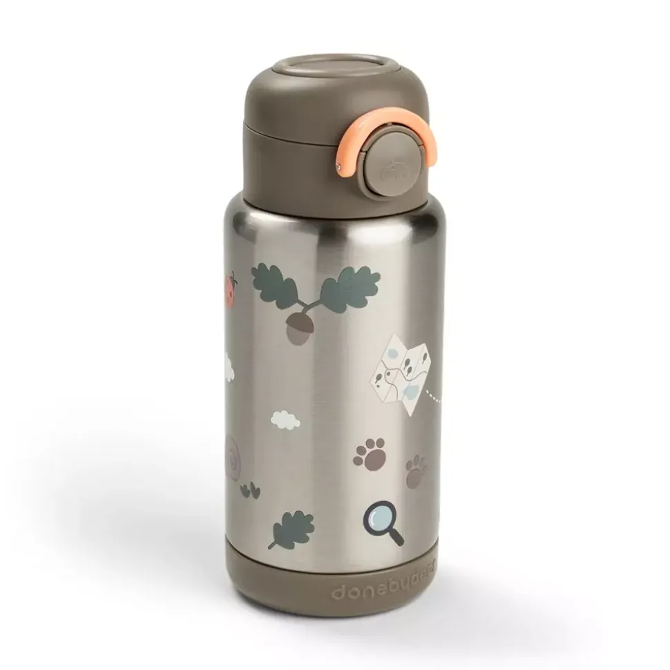 Isolert Drikkeflaske Med Sugerør Tiny Trails Sand 340 Ml