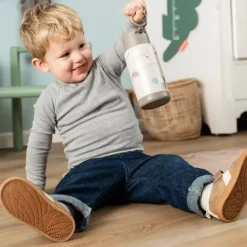 Isolert Drikkeflaske Med Sugerør Playground Grønn 340 Ml