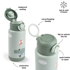 Isolert Flaske Playground Grønn 340 Ml