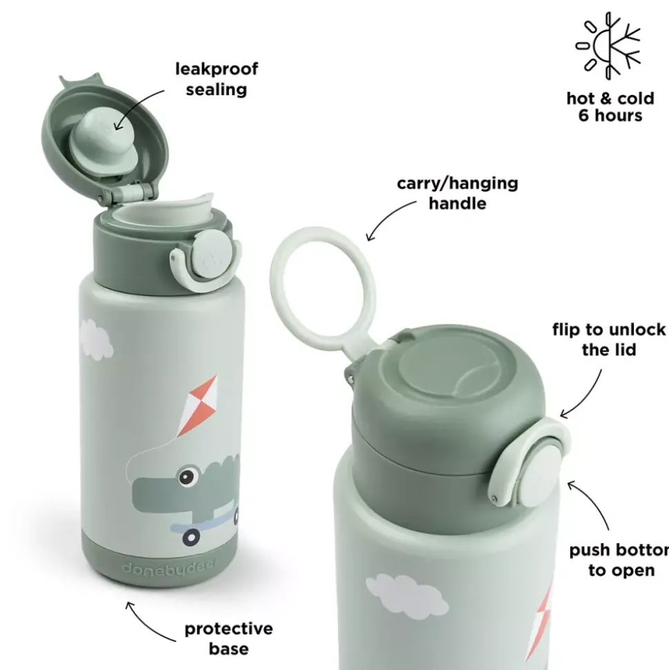 Isolert Flaske Playground Grønn 340 Ml