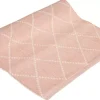 Jaquard Løper Rosa 40x140