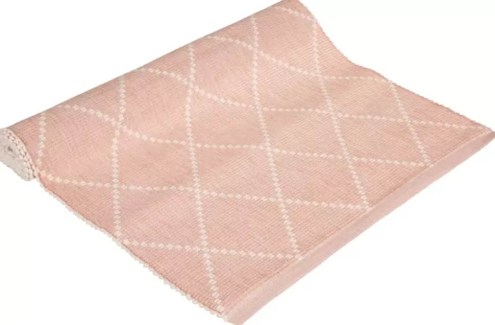 Jaquard Løper Rosa 40x140