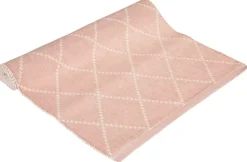 Jaquard Løper Rosa 33x100