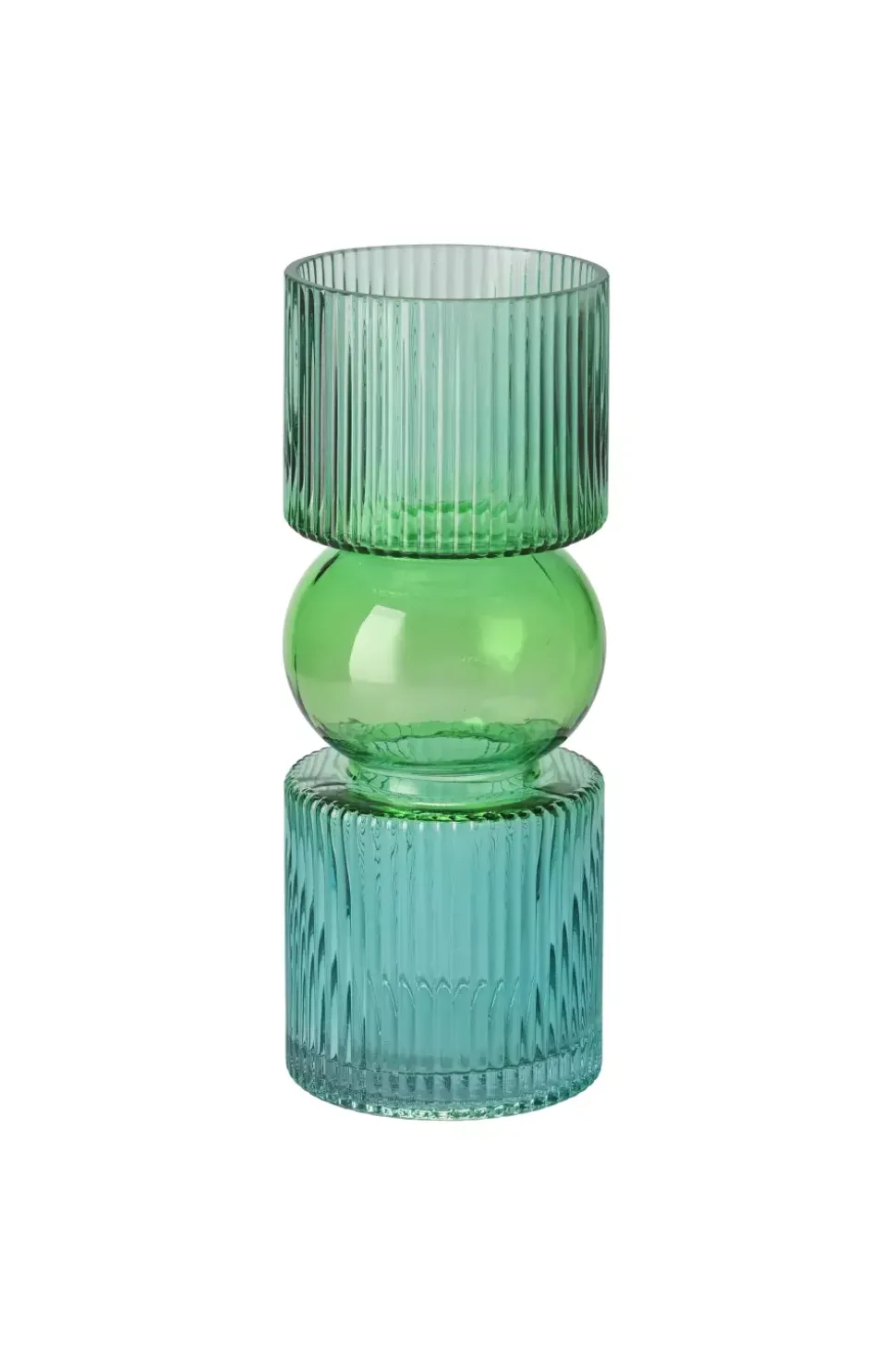 Jaquard Vase Grønn/Blå