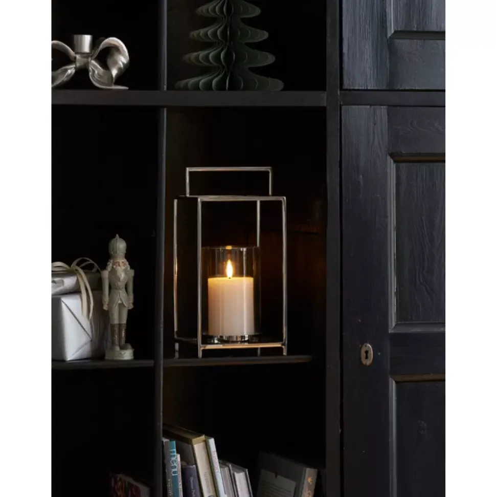 Josefille lantern 15X15X30 cm.Silver