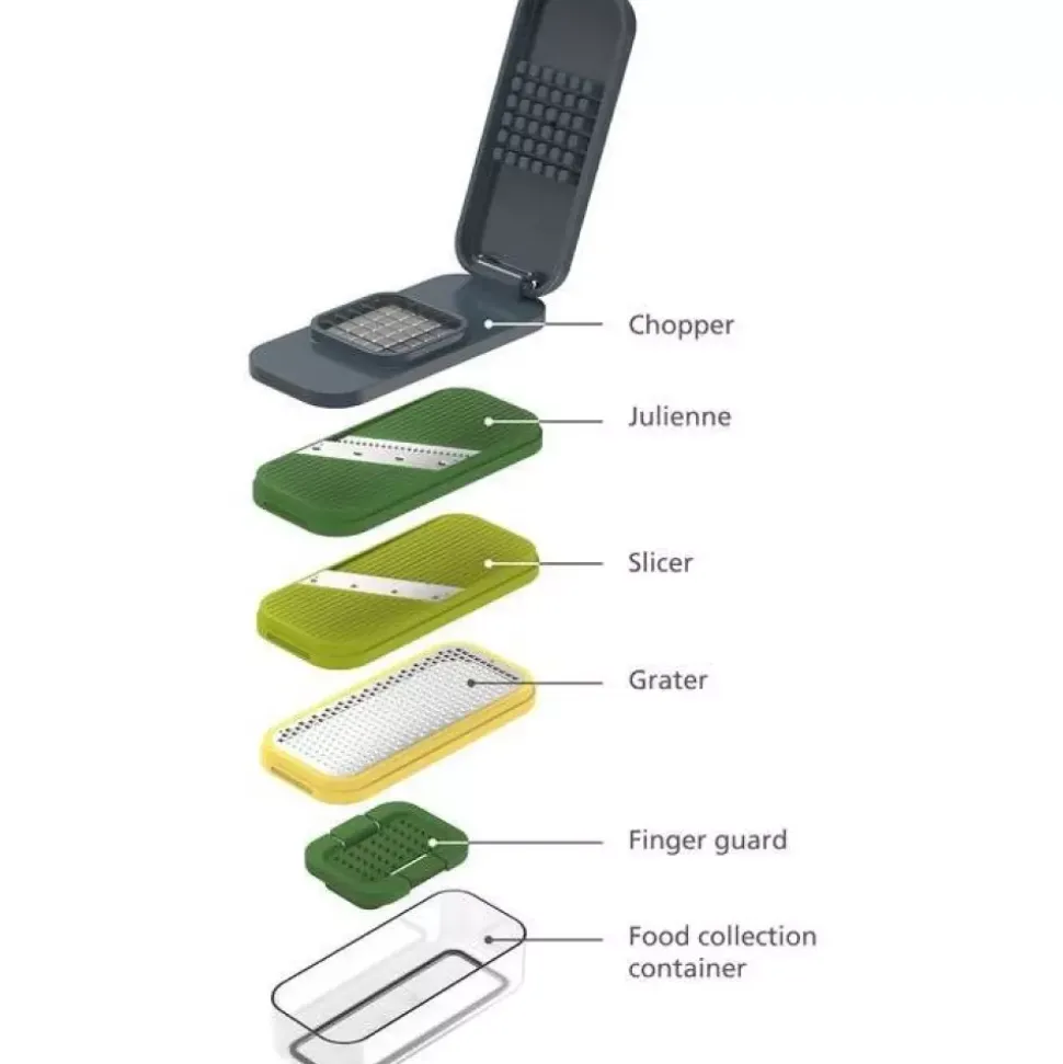 Joseph Joseph - Kitchen & Cooking - Grønnsakskutter 4 deler