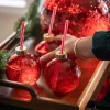 Julekule Glass Rød