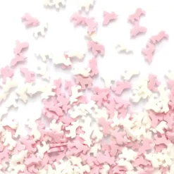 Kakestrø 50g Unicorn Rosa/Hvit