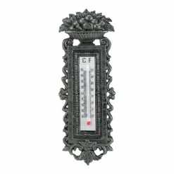 Kakuna Termometer Metall Antikgrønn L9,5 H26,5