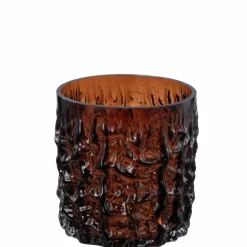 KARILE Lyslykt D12 H12 cm Brun