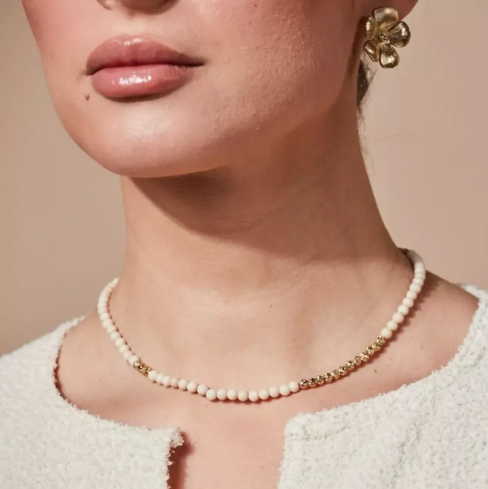 Karma Kort Smykke Ivory & Gull