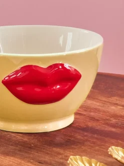 Keramikkbolle Gul Lips