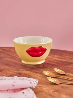 Keramikkbolle Gul Lips