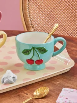 Keramikk Kopp Mint Cherry