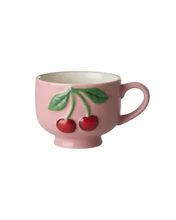 Keramikk Kopp Rosa Cherry