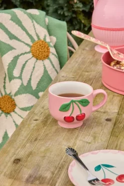 Keramikk Kopp Rosa Cherry