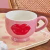 Keramikk Kopp Rosa Lips