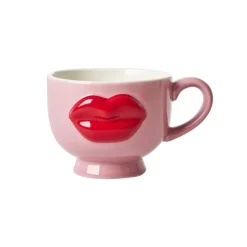 Keramikk Kopp Rosa Lips