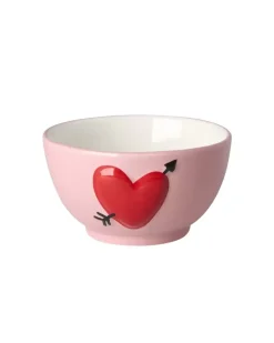 Keramikkskål Med Hjerte - Rosa - Liten