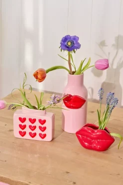 Keramikkvase Lips