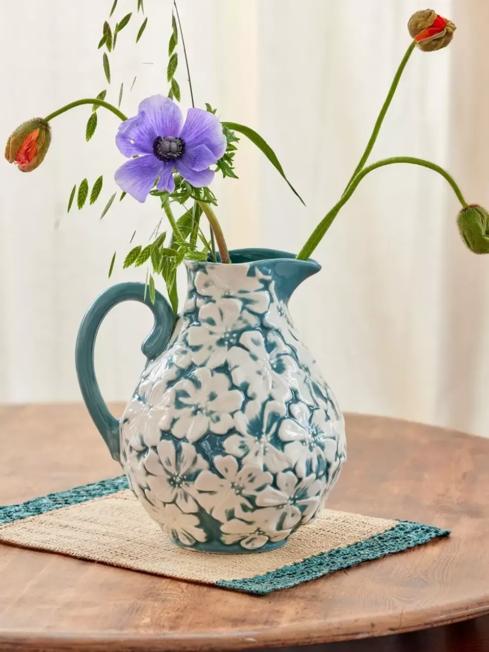 Keramisk Blomstermugge Grønn 4,5L