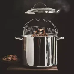 Kitchen Essentials - Gryte m/dampkurv - 18 l