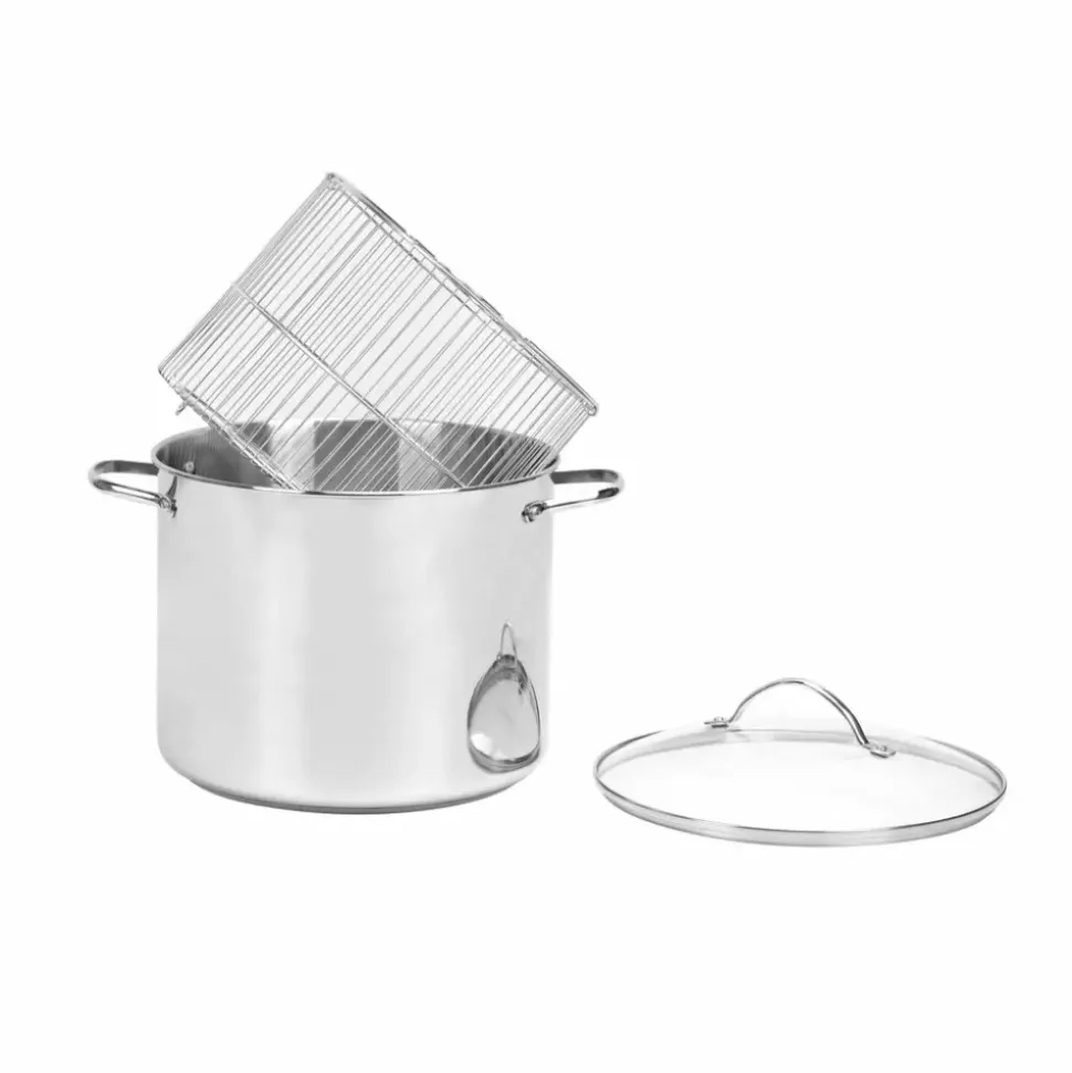 Kitchen Essentials - Gryte m/dampkurv - 18 l