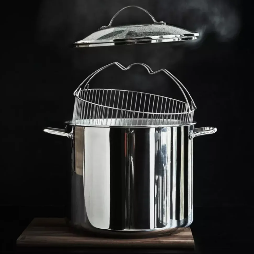 Kitchen Essentials - Gryte m/dampkurv - 18 l