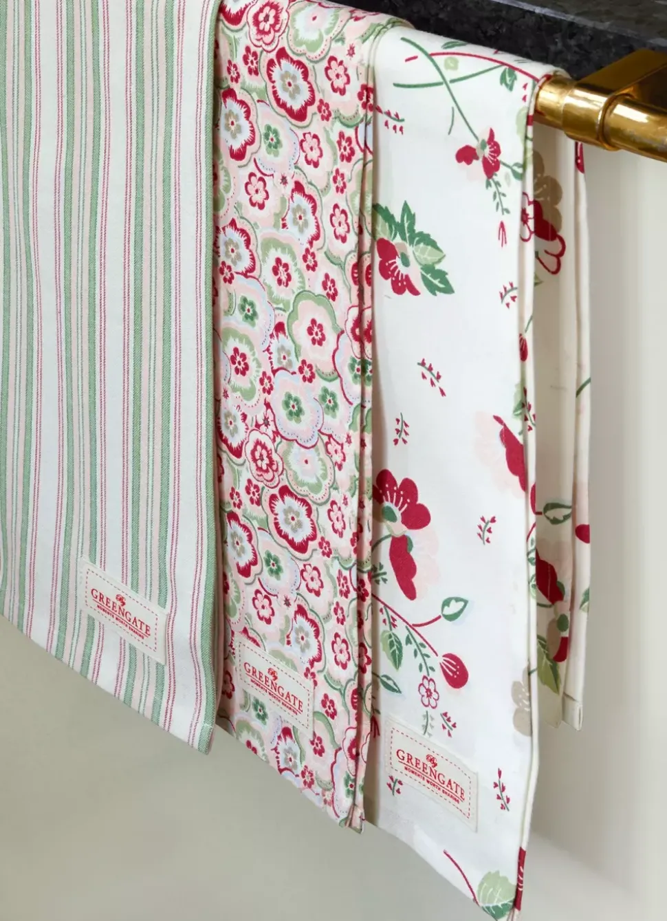 Kjøkkenhåndkle Leona Pale Pink 50x70