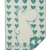 Klippan - Moomin Heart Pledd Blå