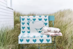 Klippan - Moomin Heart Pledd Rosa
