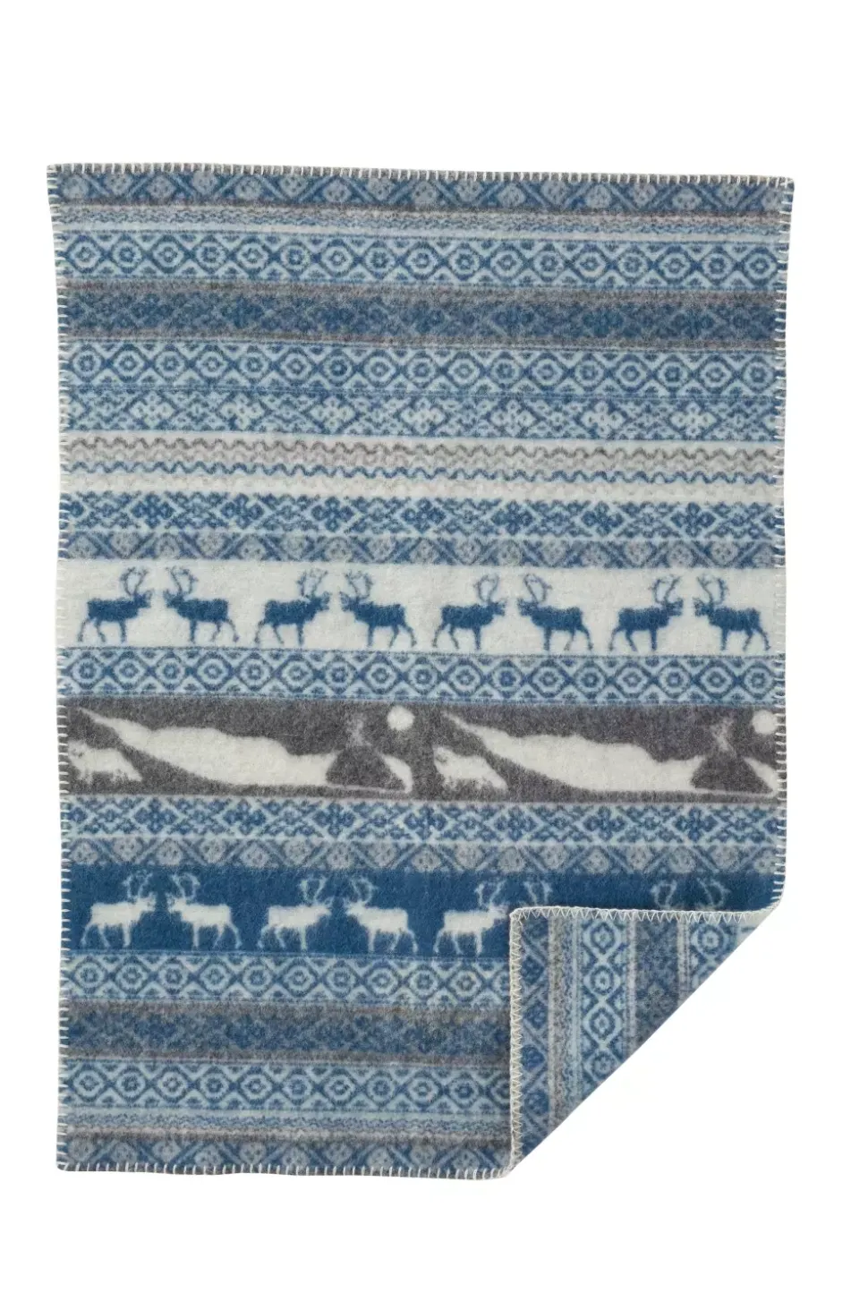 Klippan - Sarek Babypledd Blå