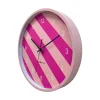 Klokke Striper Rosa D35