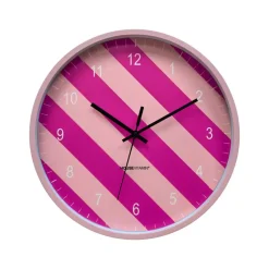 Klokke Striper Rosa D35