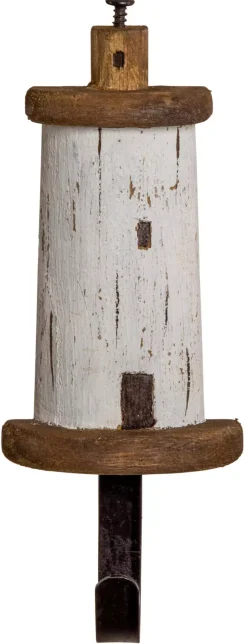 Knagg Fyrtårn Tre 6,5x17 Hvit