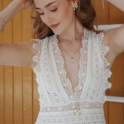 Kort Kjede, Lilies & Pearls